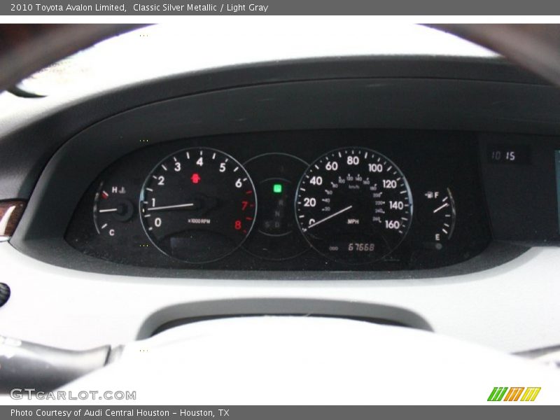 Classic Silver Metallic / Light Gray 2010 Toyota Avalon Limited