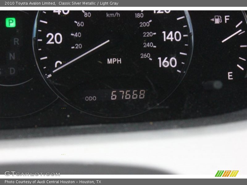 Classic Silver Metallic / Light Gray 2010 Toyota Avalon Limited