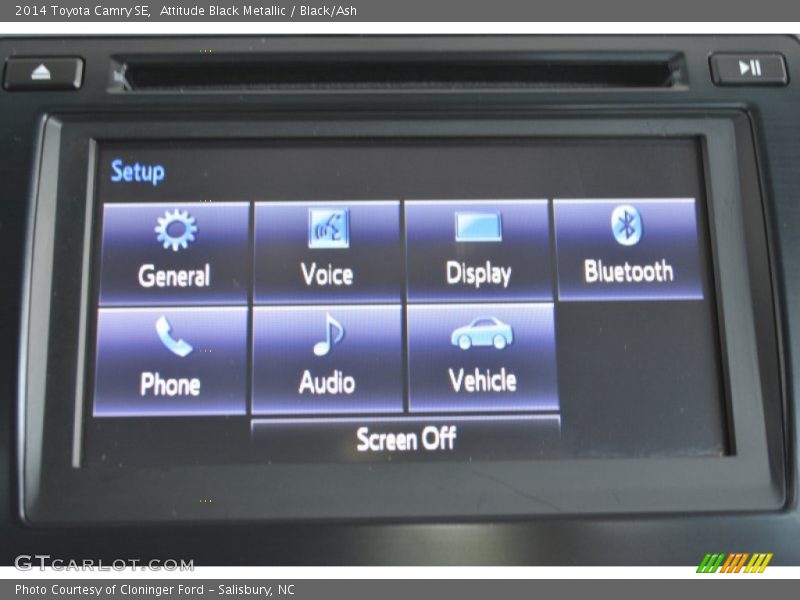 Attitude Black Metallic / Black/Ash 2014 Toyota Camry SE