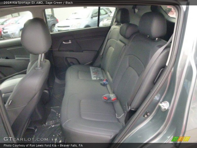 Sage Green / Black 2014 Kia Sportage EX AWD