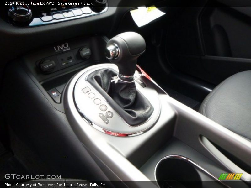 Sage Green / Black 2014 Kia Sportage EX AWD