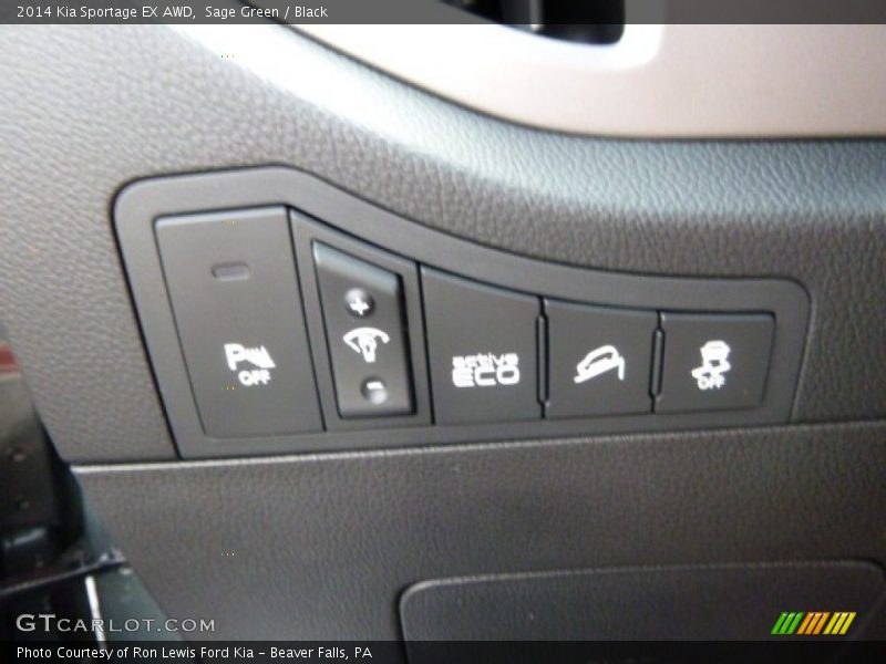 Sage Green / Black 2014 Kia Sportage EX AWD