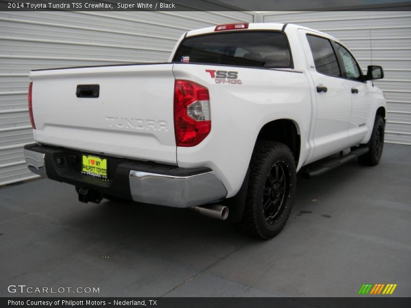 Super White / Black 2014 Toyota Tundra TSS CrewMax
