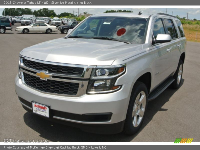 Silver Ice Metallic / Jet Black 2015 Chevrolet Tahoe LT 4WD