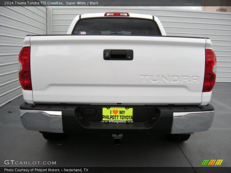 Super White / Black 2014 Toyota Tundra TSS CrewMax