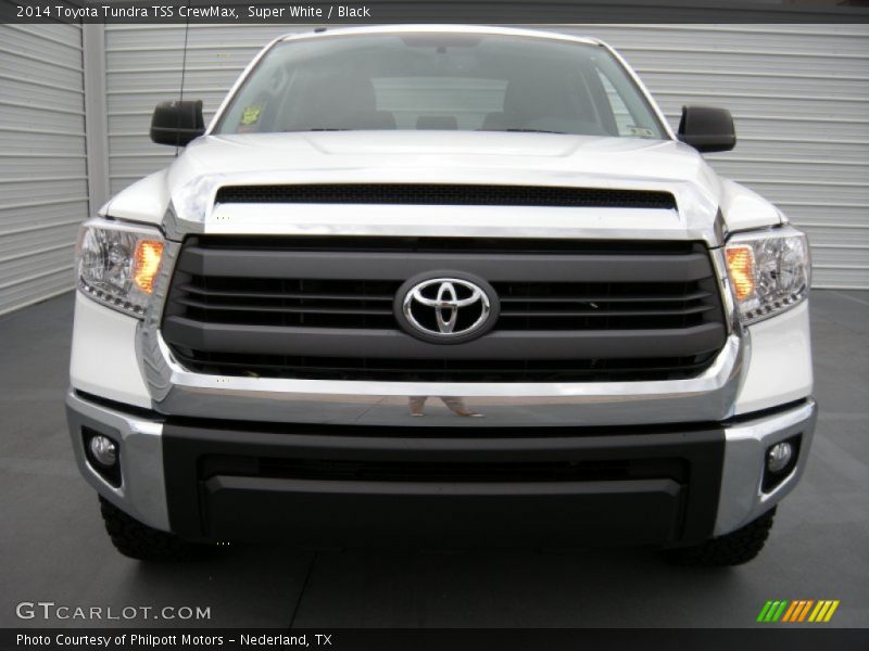Super White / Black 2014 Toyota Tundra TSS CrewMax
