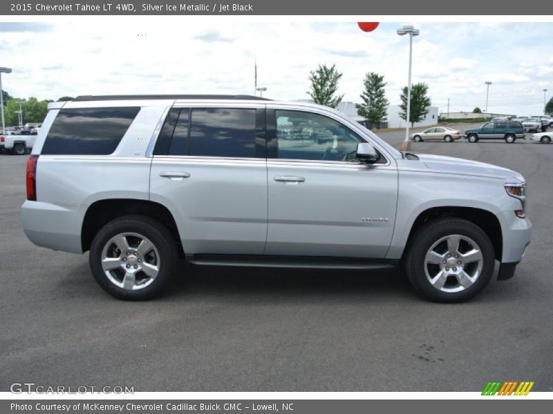 Silver Ice Metallic / Jet Black 2015 Chevrolet Tahoe LT 4WD