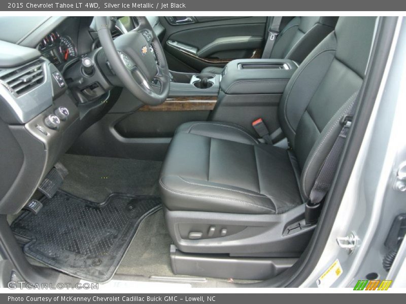Silver Ice Metallic / Jet Black 2015 Chevrolet Tahoe LT 4WD