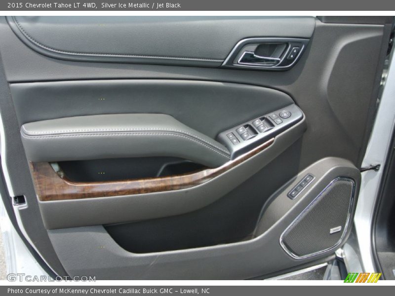 Silver Ice Metallic / Jet Black 2015 Chevrolet Tahoe LT 4WD