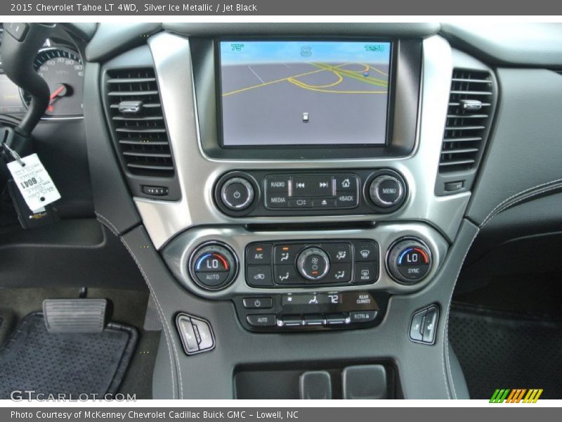 Silver Ice Metallic / Jet Black 2015 Chevrolet Tahoe LT 4WD