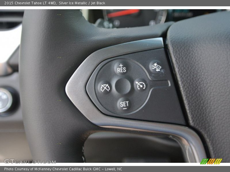 Silver Ice Metallic / Jet Black 2015 Chevrolet Tahoe LT 4WD