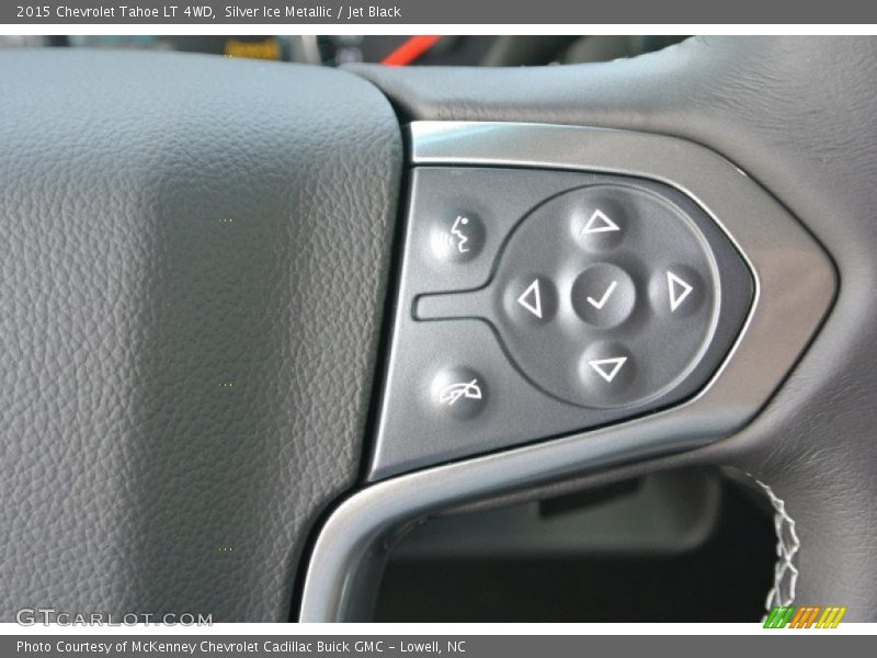 Silver Ice Metallic / Jet Black 2015 Chevrolet Tahoe LT 4WD