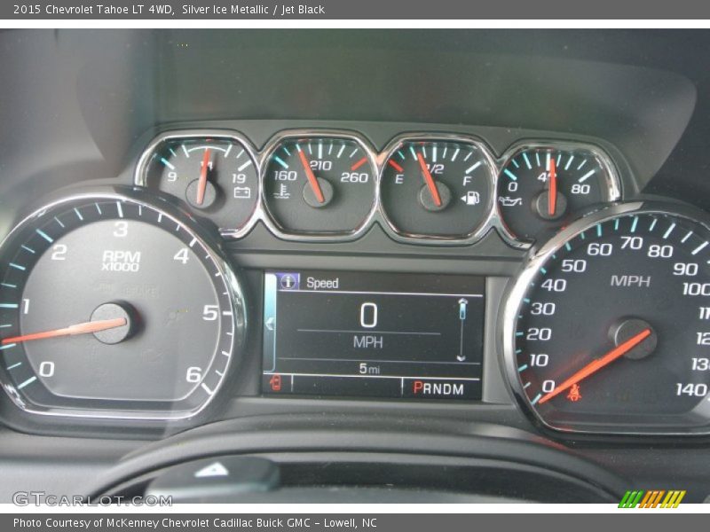 Silver Ice Metallic / Jet Black 2015 Chevrolet Tahoe LT 4WD