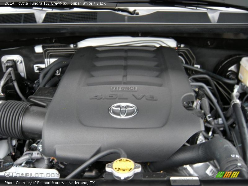 Super White / Black 2014 Toyota Tundra TSS CrewMax