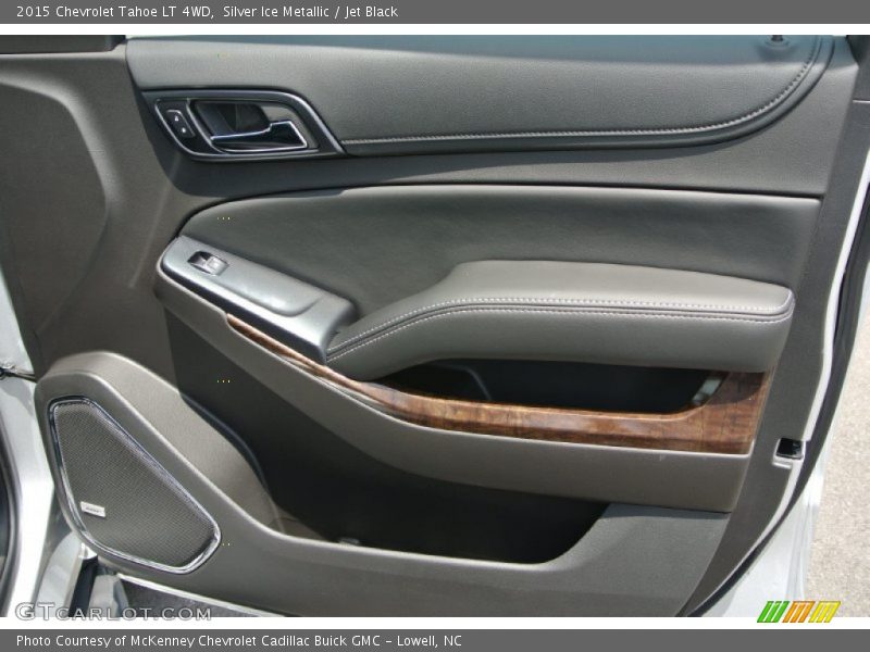 Silver Ice Metallic / Jet Black 2015 Chevrolet Tahoe LT 4WD
