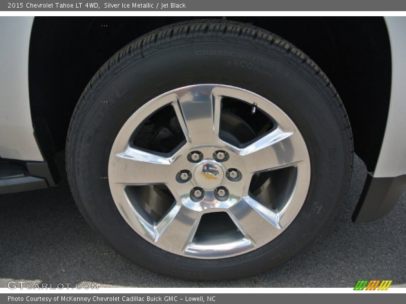 Silver Ice Metallic / Jet Black 2015 Chevrolet Tahoe LT 4WD