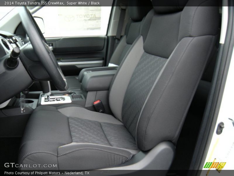 Super White / Black 2014 Toyota Tundra TSS CrewMax