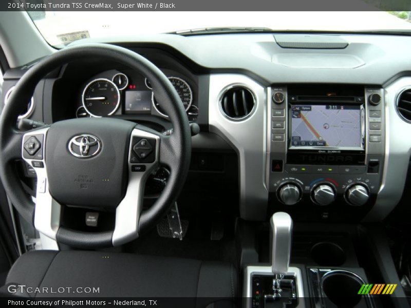 Super White / Black 2014 Toyota Tundra TSS CrewMax