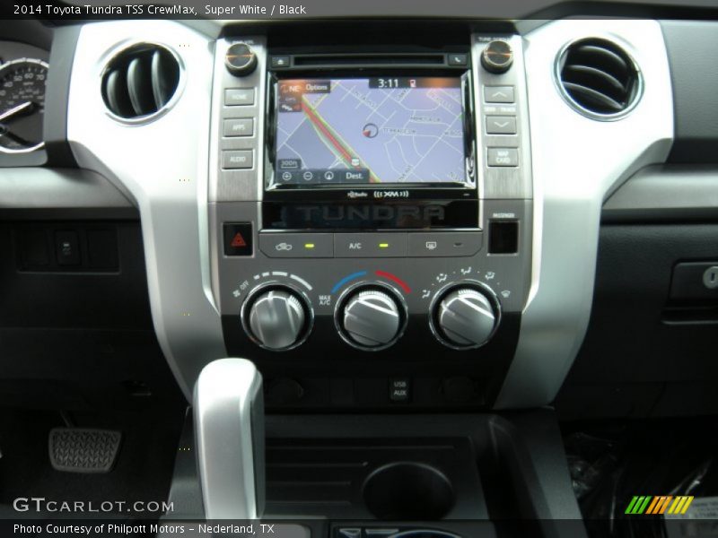 Super White / Black 2014 Toyota Tundra TSS CrewMax