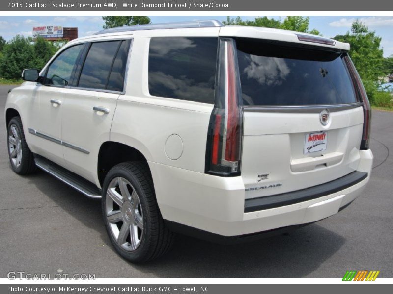 White Diamond Tricoat / Shale/Cocoa 2015 Cadillac Escalade Premium 4WD