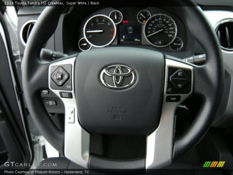 Super White / Black 2014 Toyota Tundra TSS CrewMax