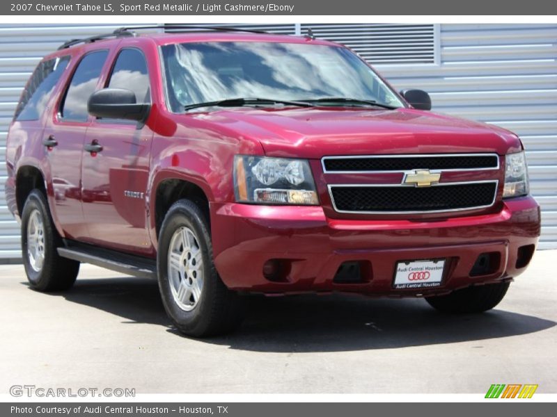 Sport Red Metallic / Light Cashmere/Ebony 2007 Chevrolet Tahoe LS