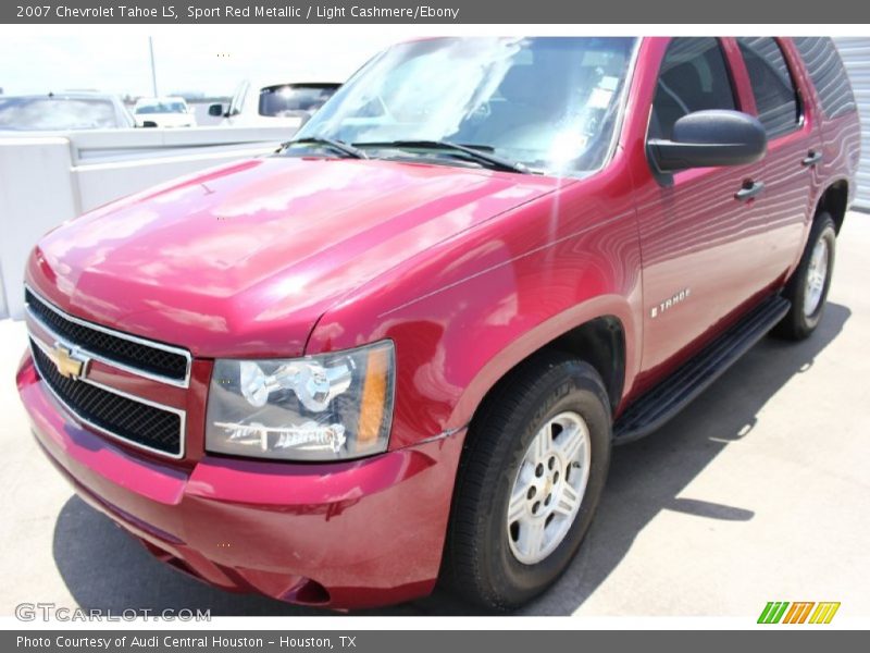 Sport Red Metallic / Light Cashmere/Ebony 2007 Chevrolet Tahoe LS