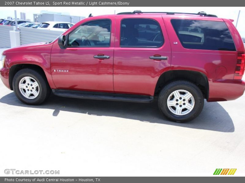 Sport Red Metallic / Light Cashmere/Ebony 2007 Chevrolet Tahoe LS