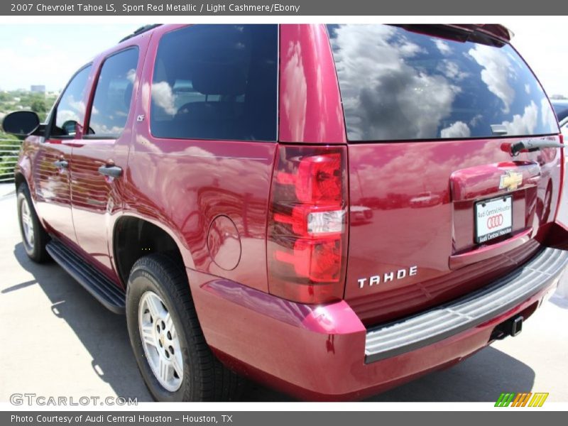 Sport Red Metallic / Light Cashmere/Ebony 2007 Chevrolet Tahoe LS