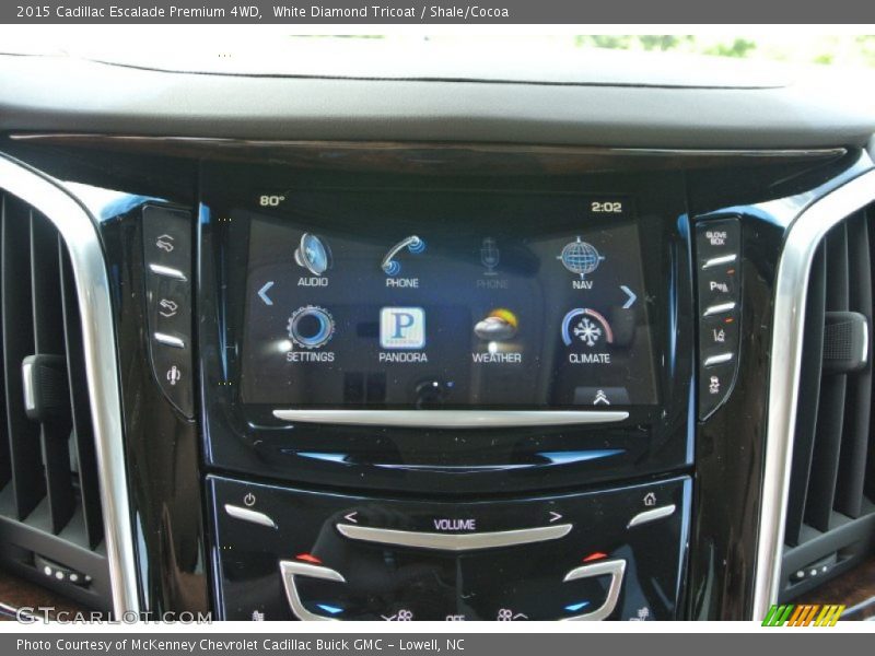 White Diamond Tricoat / Shale/Cocoa 2015 Cadillac Escalade Premium 4WD