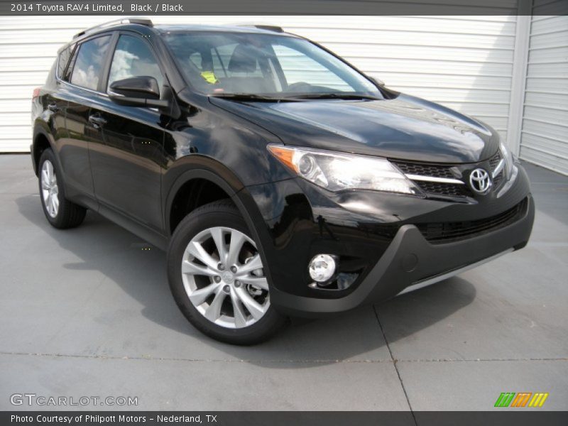 Black / Black 2014 Toyota RAV4 Limited
