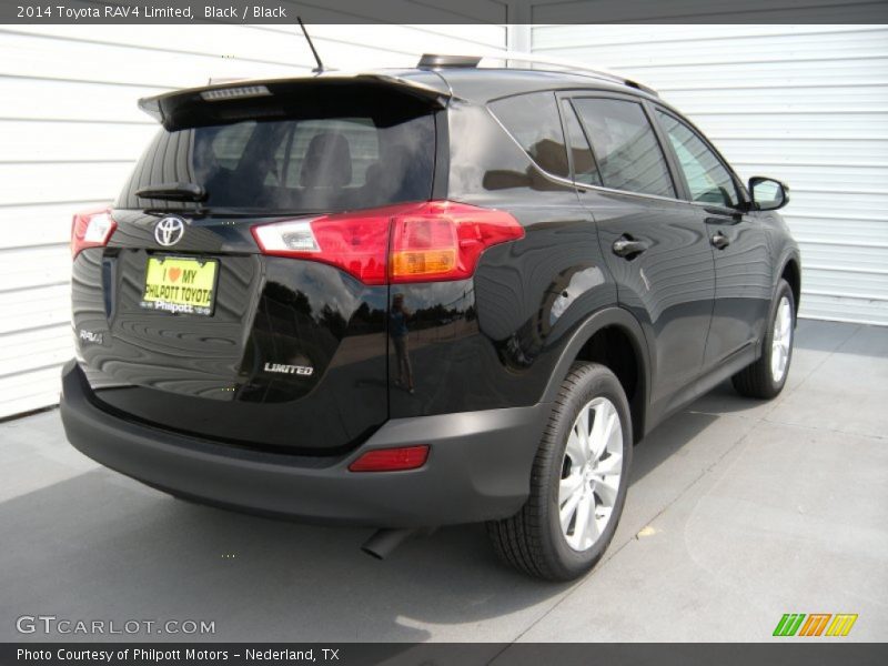 Black / Black 2014 Toyota RAV4 Limited