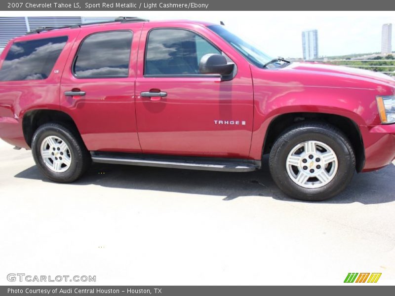 Sport Red Metallic / Light Cashmere/Ebony 2007 Chevrolet Tahoe LS