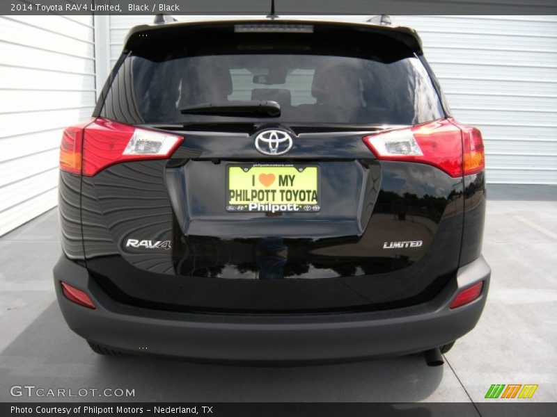 Black / Black 2014 Toyota RAV4 Limited