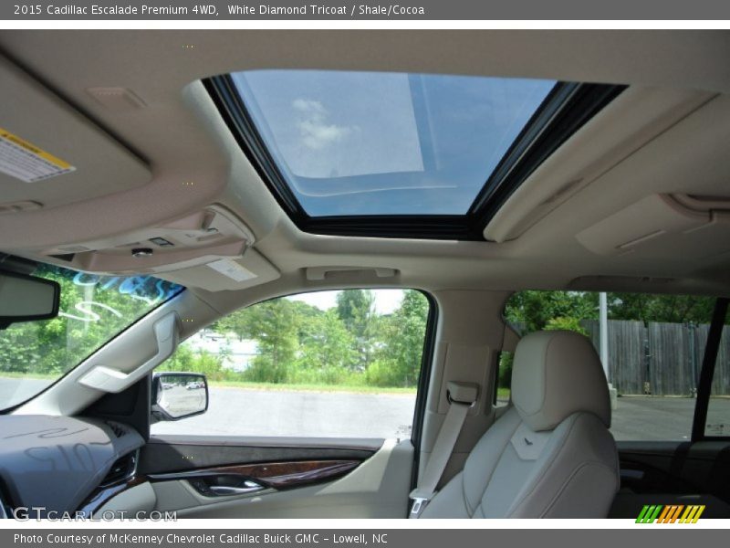 White Diamond Tricoat / Shale/Cocoa 2015 Cadillac Escalade Premium 4WD