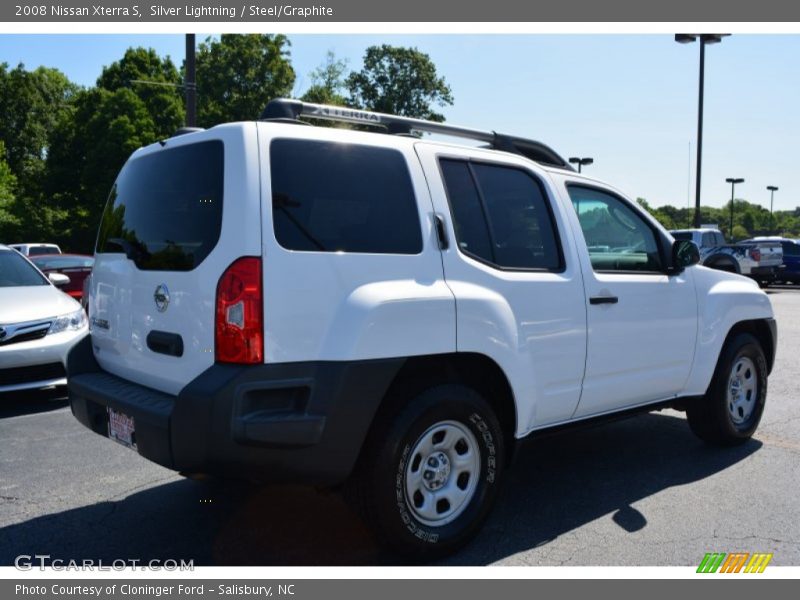 Silver Lightning / Steel/Graphite 2008 Nissan Xterra S