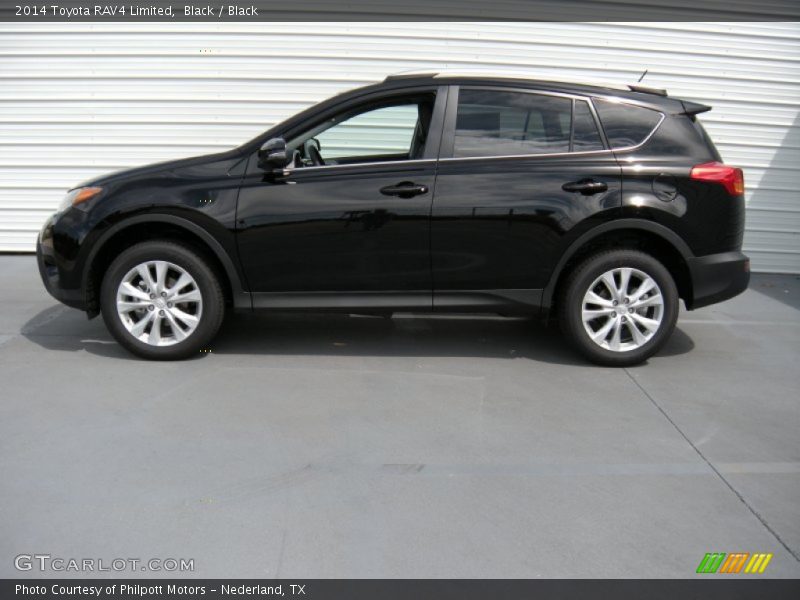 Black / Black 2014 Toyota RAV4 Limited