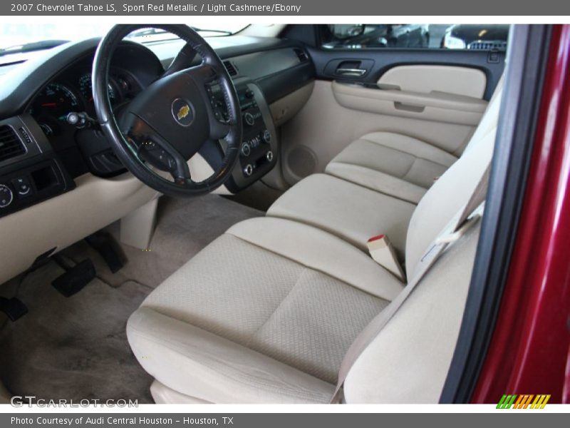 Sport Red Metallic / Light Cashmere/Ebony 2007 Chevrolet Tahoe LS