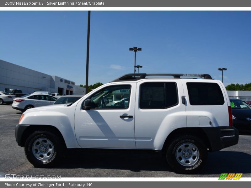 Silver Lightning / Steel/Graphite 2008 Nissan Xterra S
