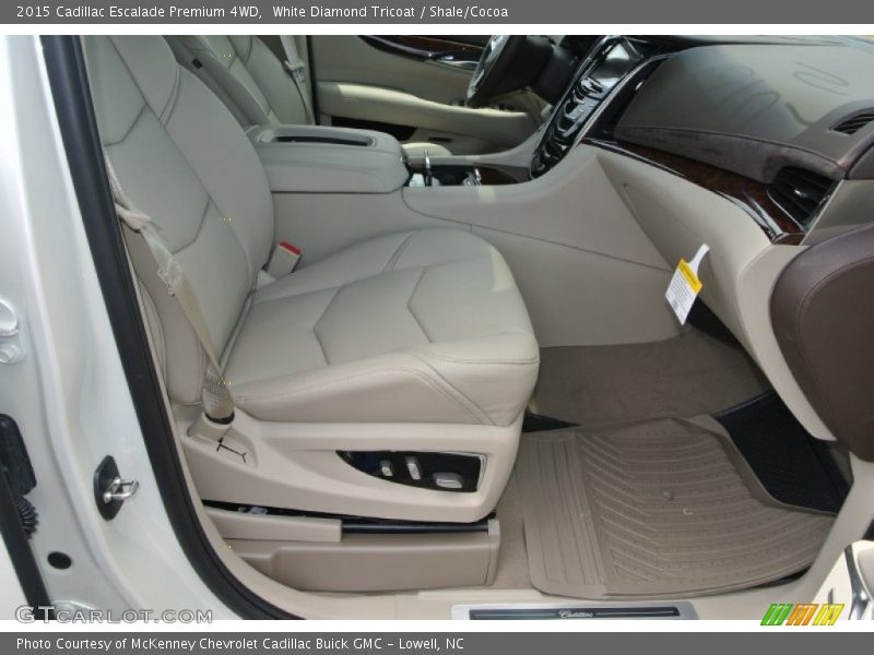 White Diamond Tricoat / Shale/Cocoa 2015 Cadillac Escalade Premium 4WD