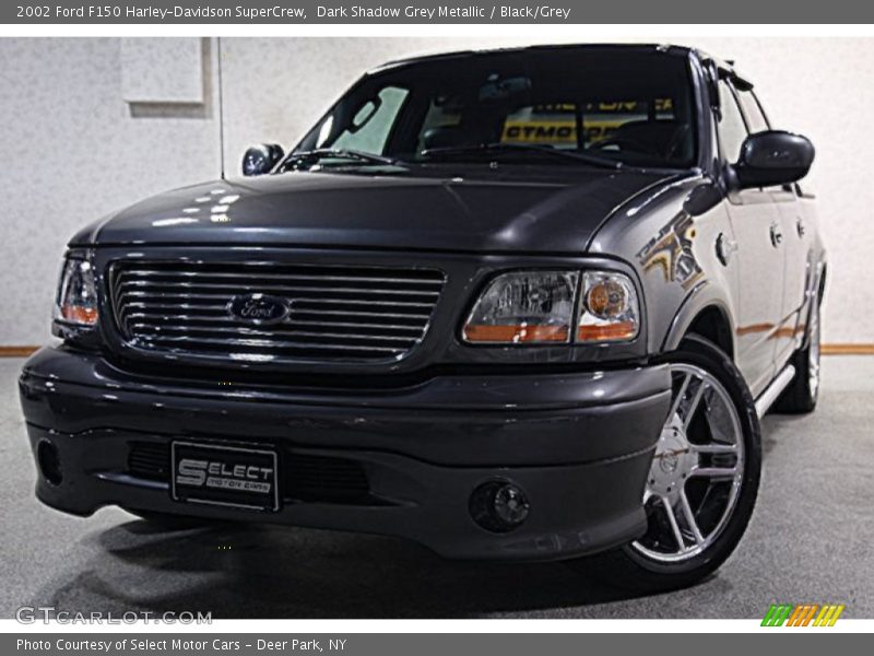 Dark Shadow Grey Metallic / Black/Grey 2002 Ford F150 Harley-Davidson SuperCrew