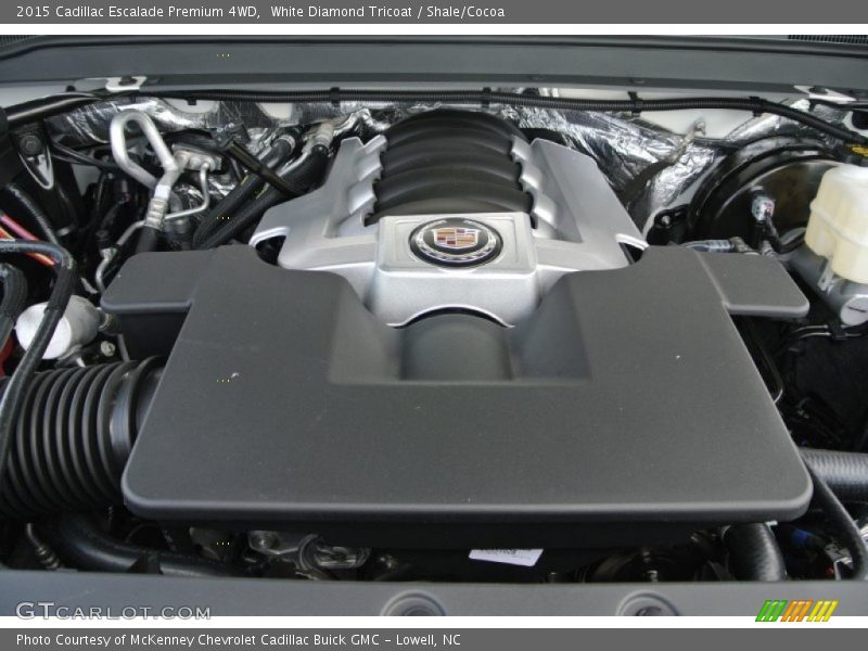 White Diamond Tricoat / Shale/Cocoa 2015 Cadillac Escalade Premium 4WD