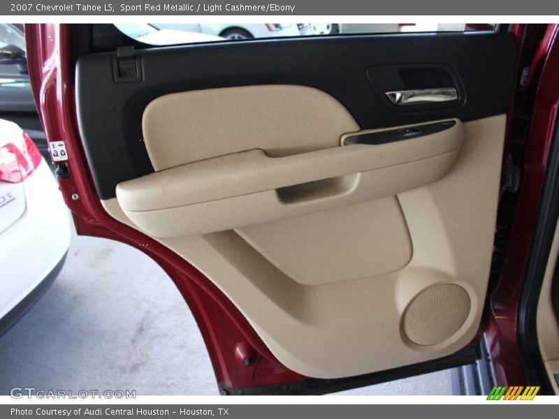 Sport Red Metallic / Light Cashmere/Ebony 2007 Chevrolet Tahoe LS