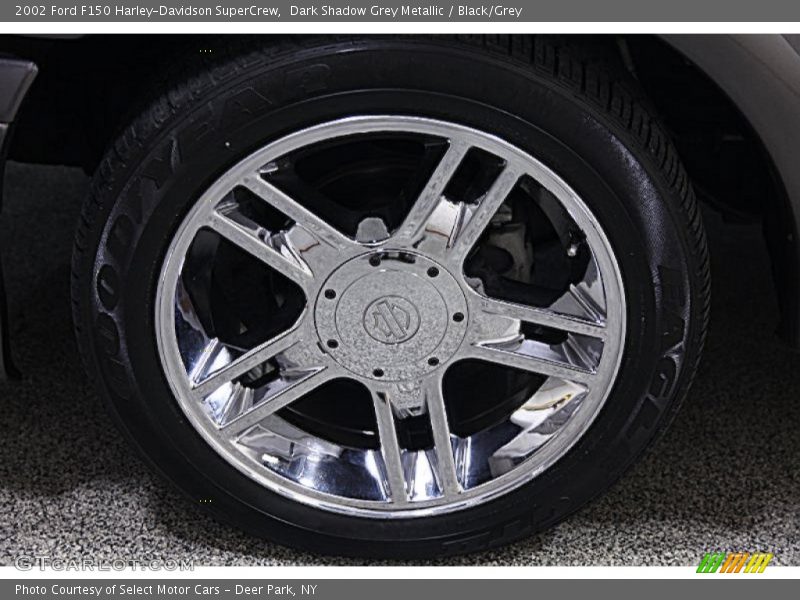 Dark Shadow Grey Metallic / Black/Grey 2002 Ford F150 Harley-Davidson SuperCrew