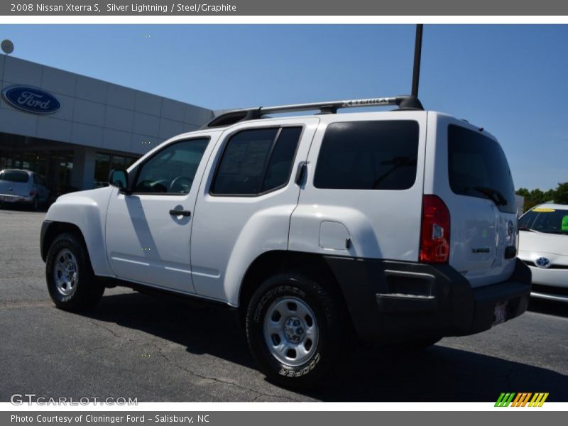 Silver Lightning / Steel/Graphite 2008 Nissan Xterra S