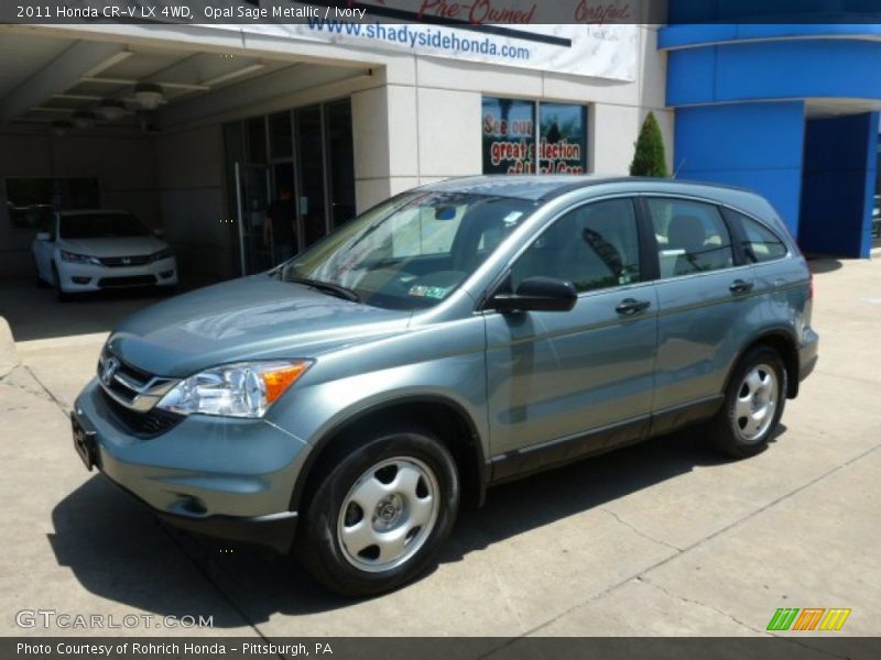 Opal Sage Metallic / Ivory 2011 Honda CR-V LX 4WD