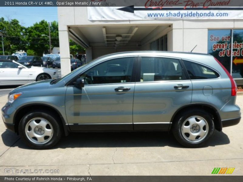 Opal Sage Metallic / Ivory 2011 Honda CR-V LX 4WD