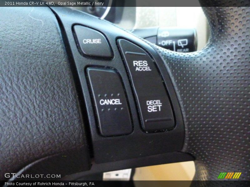 Opal Sage Metallic / Ivory 2011 Honda CR-V LX 4WD