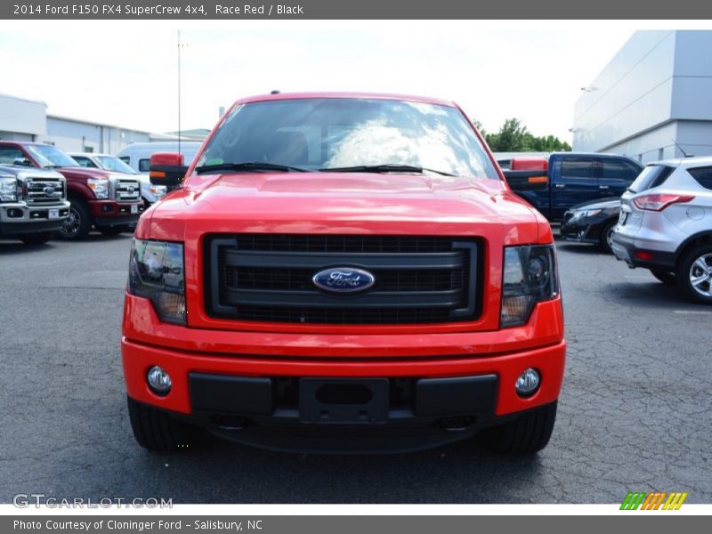 Race Red / Black 2014 Ford F150 FX4 SuperCrew 4x4