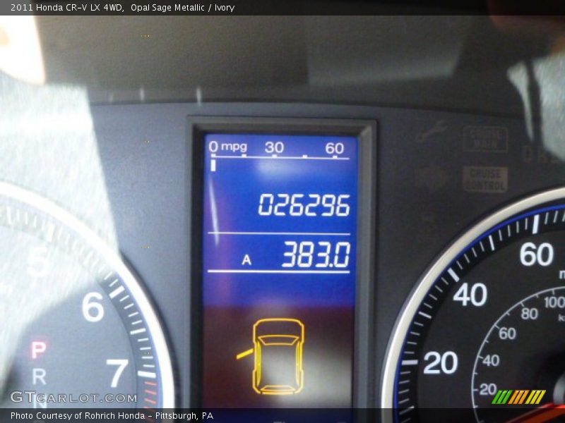 Opal Sage Metallic / Ivory 2011 Honda CR-V LX 4WD